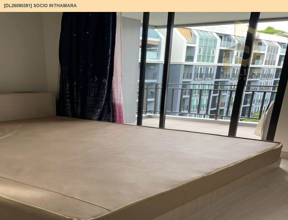 รูป DL26090381 ให้เช่าคอนโด โซซิโอ อินทามระ (SOCIO Inthamara) ใกล้ BTS สะพานควาย พร้อมเข้าอยู่ โทรด่วน 0653619502 LineID @952jdxxk - รูปที่ 2/10