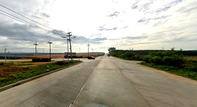 Land for sale Si Racha Chonburi : Large Industrial Land Plot for Sale next to Rojana Industrial Estate Chonburi 2 (Bo Win 2)