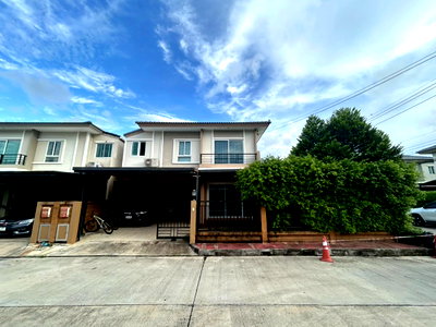 บ้านเดี่ยว นนทบุรี : 🟡ขายด่วน!! Passorn Pride Pinklao-Wongwaen (ภัสสร ไพรด์ ปิ่นเกล้า-วงแหวน) บ้านแฝดสไตล์บ้านเดี่ยว แปลงมุม สภาพดี พร้อมอยู่✅ฟรีค่าใช้จ่ายวันโอน