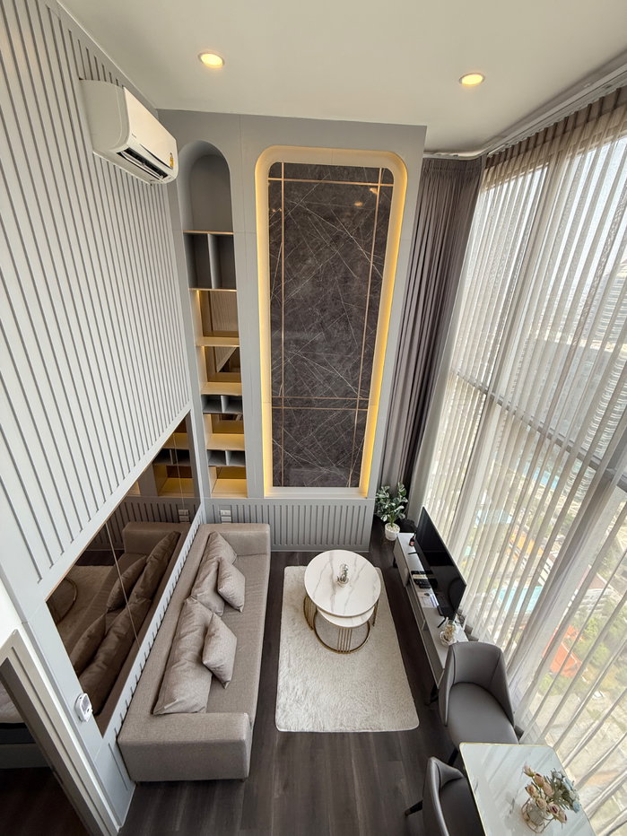 รูป 🏙Duplex คอนโด 2 ชั้น2 นอน🔥Knightsbridge space รัชโยธิน🔥📸Video✅🚅 ติด BTS พหลโยธิน 24 และ Major รัชโยธิน☎️Tel/What app:0917061999,0938979669 คุณกวา - รูปที่ 5/24