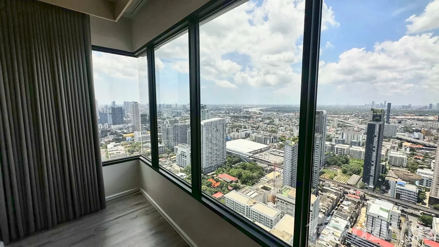 รูป 45F Corner Sunset River View | 2BR 55sqm | 600m BTS On Nut 6748627 - รูปที่ 2/55