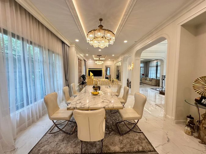 5-bed house for rent, 548 sqm, 182 sq wah, Baan Sansiri Pattanakarn