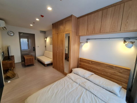 PFD-01270 Condo Life Asoke Hype : Japanese Wood Elegance 🌿 Beautifully Furnished, Warm & Beautiful in Every Corner