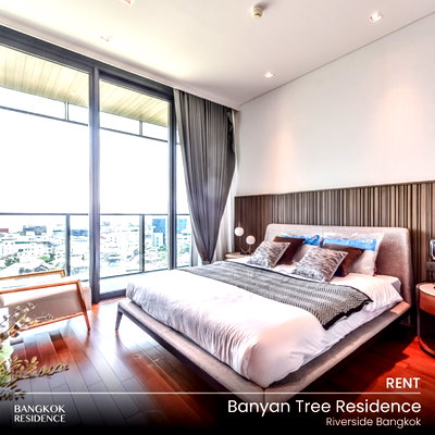 Condos for rent : 💖💖 Rental Condo 💎 Banyan Tree Residence Riverside Bangkok, 2BR, 160.61 sq.m., 170K ✨ Beautiful Unit, Good Price 