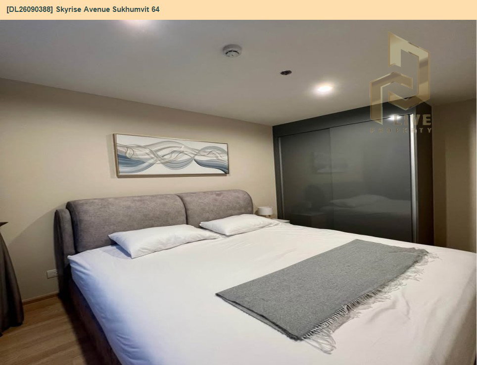 รูป DL26090388 ให้เช่าคอนโด สกายไรส์ อเวนิว สุขุมวิท 64 (Skyrise Avenue Sukhumvit 64) ใกล้ BTS ปุณณวิธี พร้อมเข้าอยู่ โทรด่วน 0614453194 LineID @952jdxxk - รูปที่ 7/11