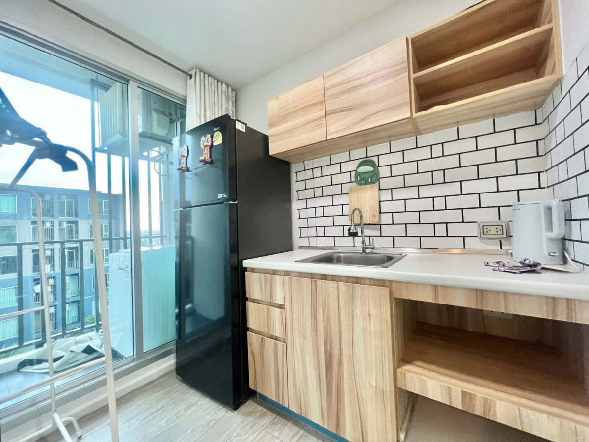 รูป ✅7,500.-/เดือน วิวสระ🏙️Happy condo Donmueang the terminal 📲ติดต่อโทร/ไลน์ 099-289-1569 - รูปที่ 3/12