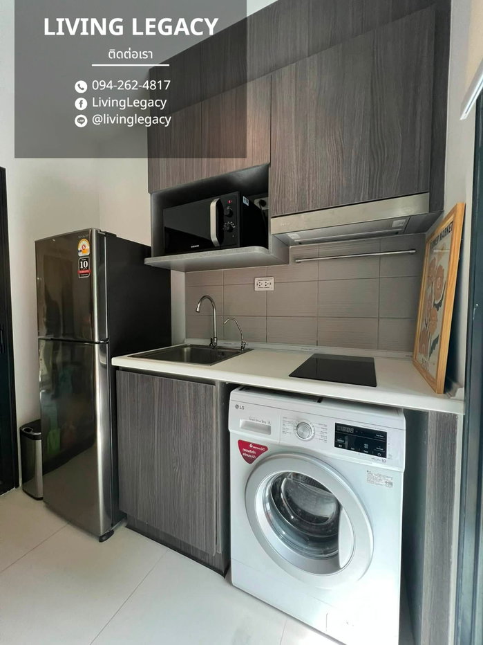 รูป TINYKW เช่าด่วน คอนโด Elio Del Nest 34.12 ตร.ม. | ชั้น 2 | 1 ห้องนอน | 1 ห้องน้ำ 17,900 บาท/เดือน line id : @livinglegacy - รูปที่ 8/33