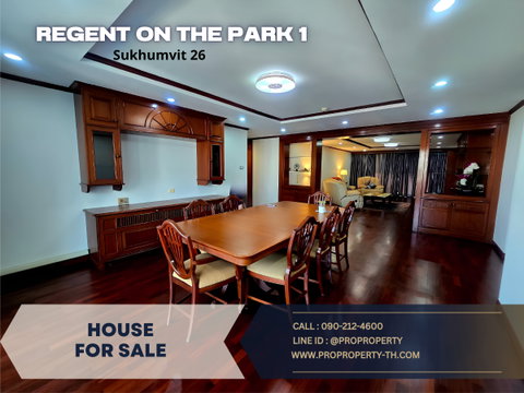 Rare Item Condo for Sale: Spacious 250 sq.m. Unit in Prime Sukhumvit 26 – High Floor with Beautiful Views Regent On The Park 1, Sukhumvit 26