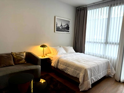 Condos for rent : P-56647 For Rent PARK ORIGIN PHAYATHAI | Studio | 30 sq.m. | 11th Floor | City View | Fully Furnished  Line ID: @easythaihome | 085-592-2897