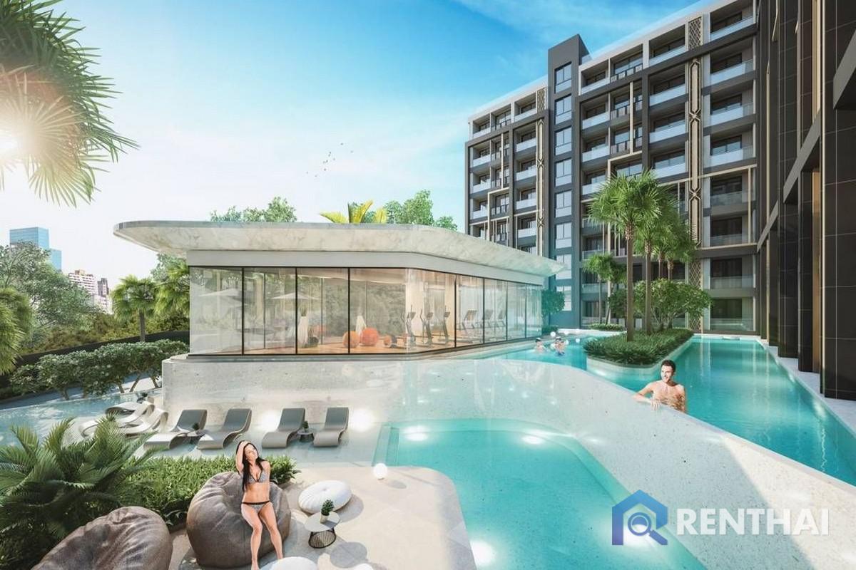 รูป คอนโดสไตล์รีสอร์ทใหม่ล่าสุดบนทำเลจอมเทียน 1 ห้องนอน 31 ตร.ม. วิวสระว่ายน้ำ ราคาดีๆ - รูปที่ 5/23