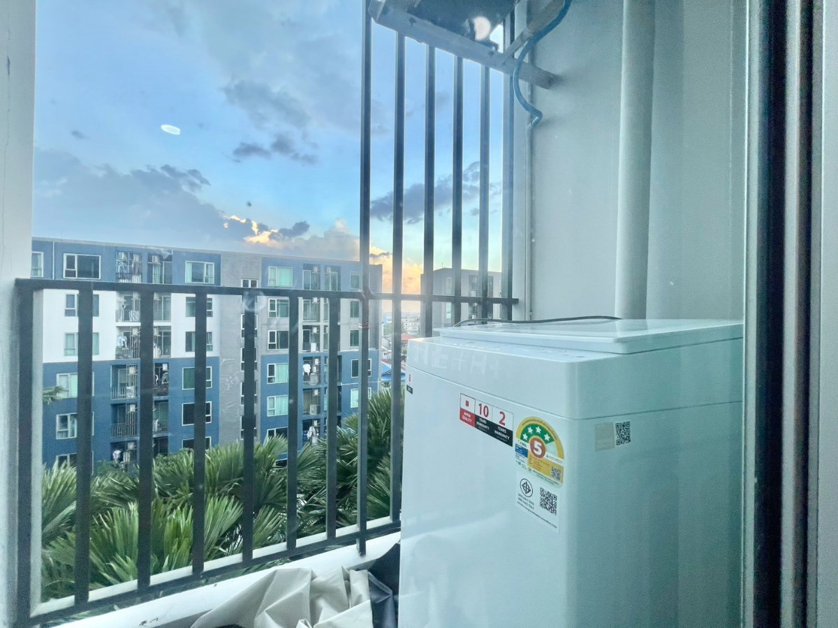 รูป ✅7,500.-/เดือน วิวสระ🏙️Happy condo Donmueang the terminal 📲ติดต่อโทร/ไลน์ 099-289-1569 - รูปที่ 4/12