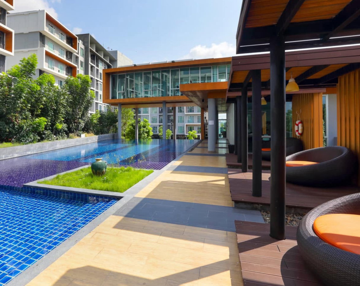 รูป ให้เช่า Serrano Rama 2 ห้องใหญ่ 32 ตร.ม. เดินถึง Central พระราม 2 เพียง 9,000 บาท - รูปที่ 13/13