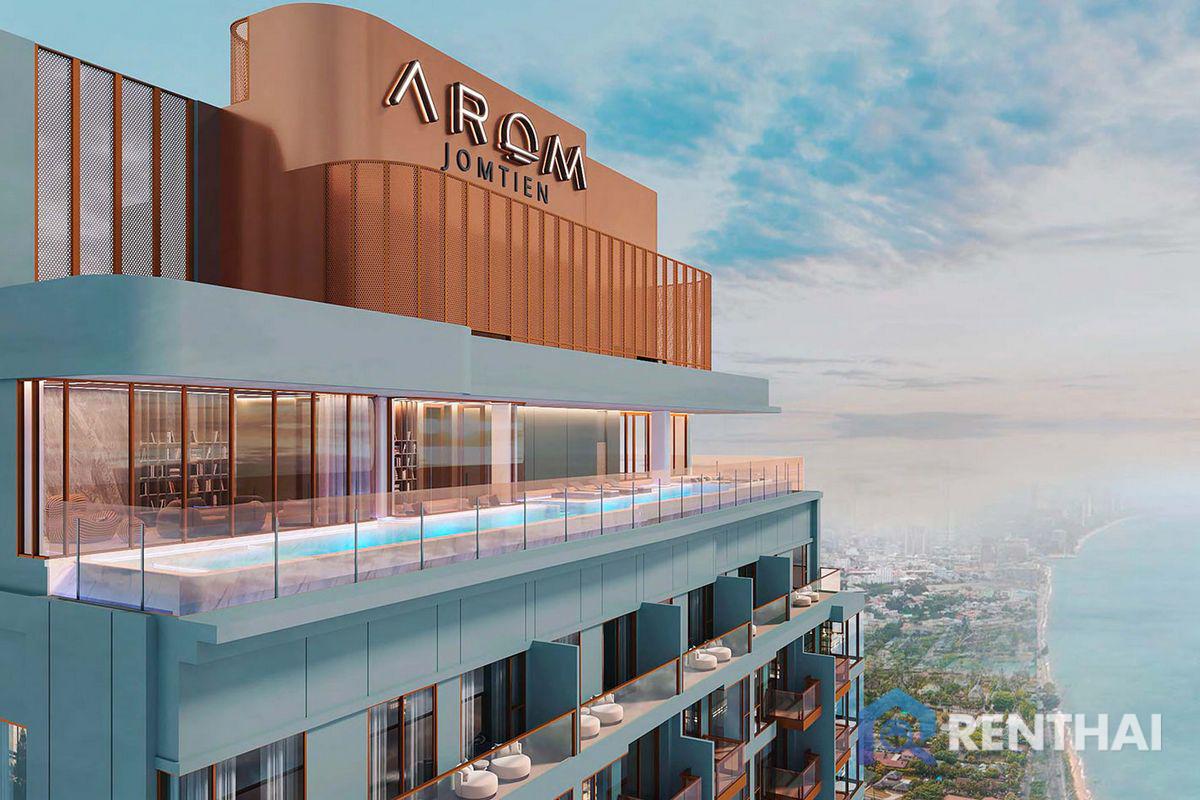 picture Luxury Studio at Arom Jomtien, Pattaya | Panoramic Sea View from a High Floor ✨ - 12/25