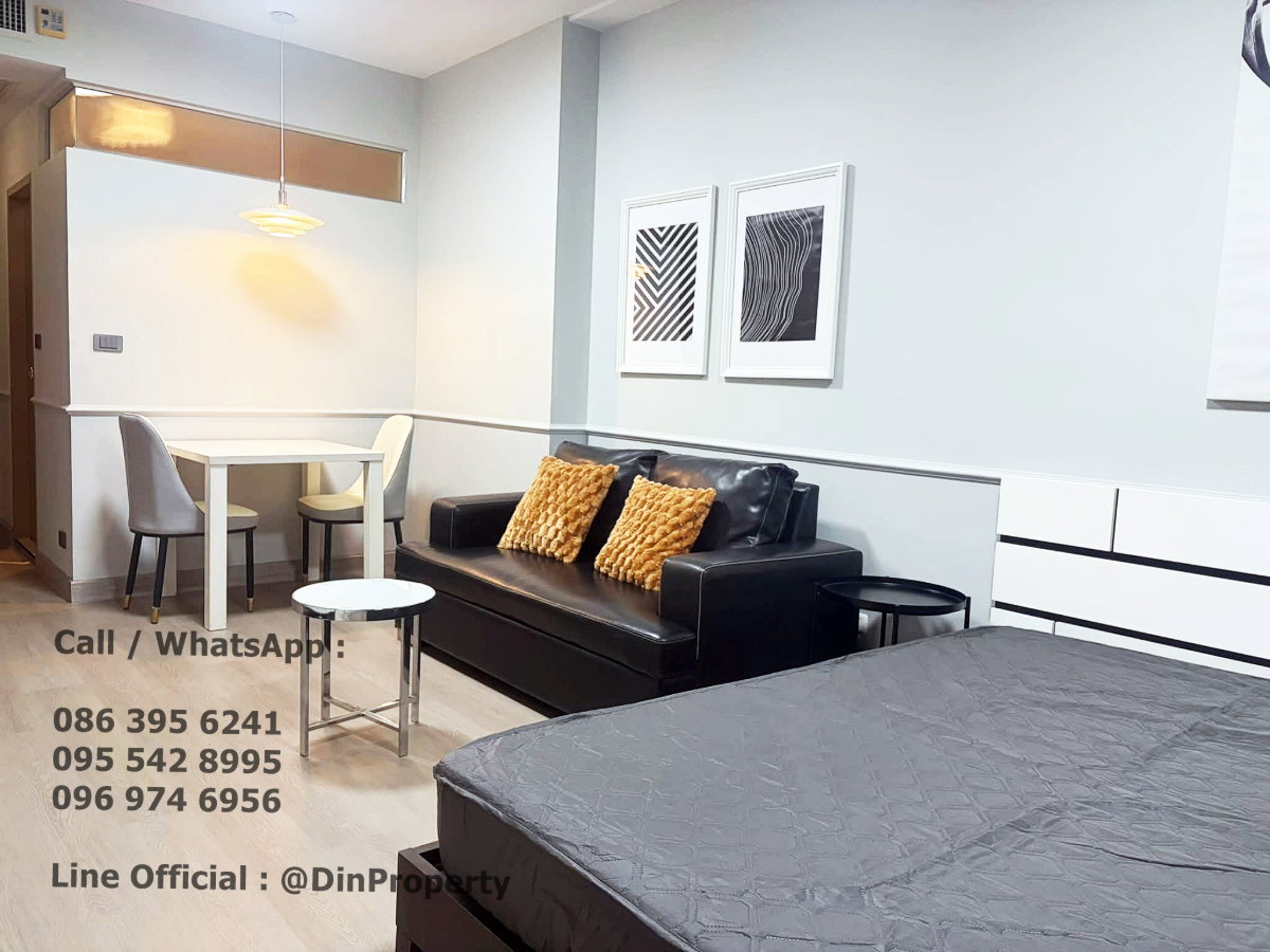 รูป ให้เช่า Supalai River Place  สตูดิโอ  ฺBTS สะพานตากสิน ICONSIAM ใกล้สาทร เจริญกรุง  - รูปที่ 2/5