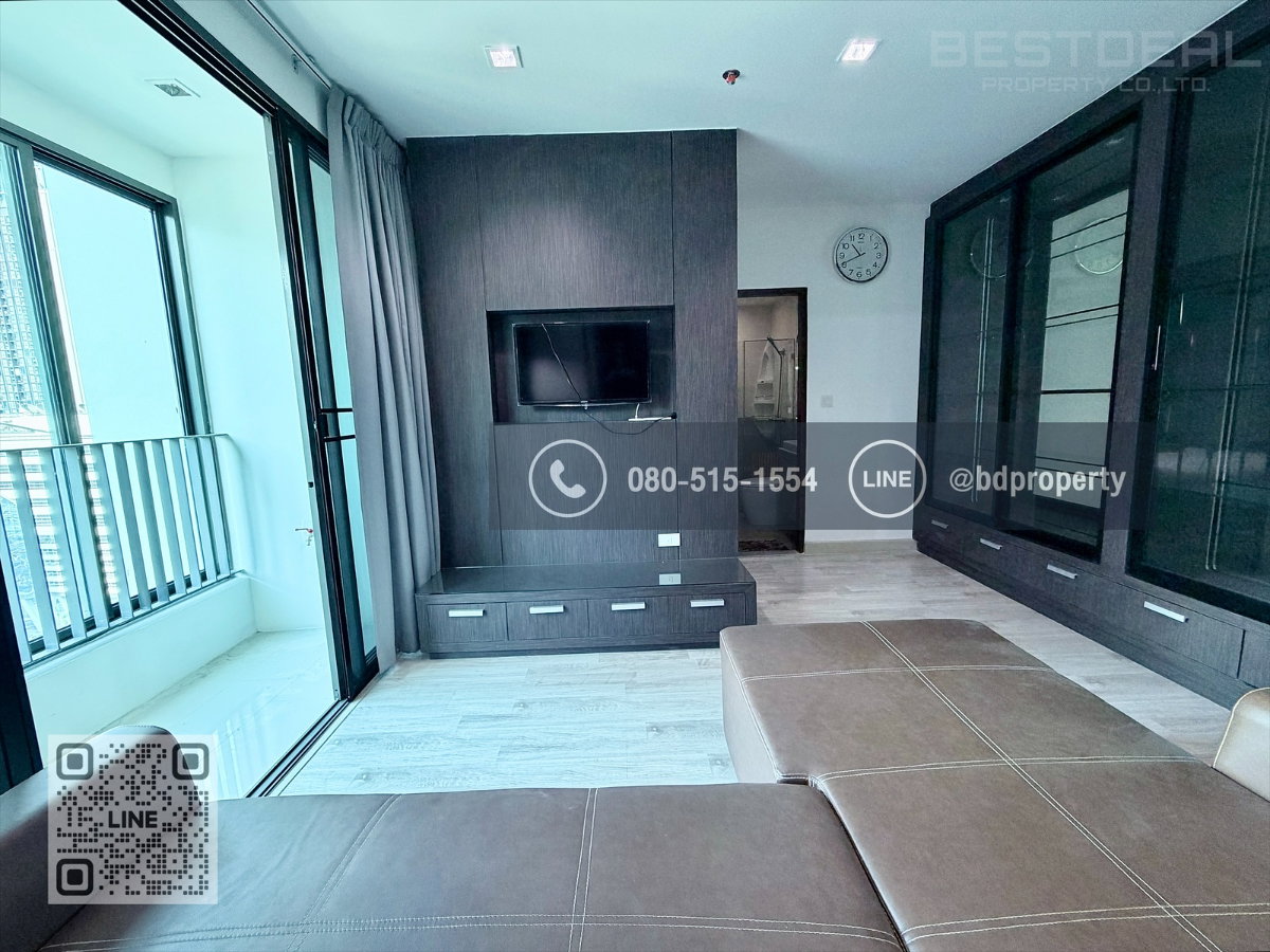 รูป Bestdeal ให้เช่า  ขนาด 2 ห้องนอน ราคา 20,000 บาท/เดือนเท่านั้น   Fully Furnished“IDEO MOBI RAMA 9”ใกล้MRTและเซ็นทรัลพระราม 9 เพียง 80 ม. - รูปที่ 2/16