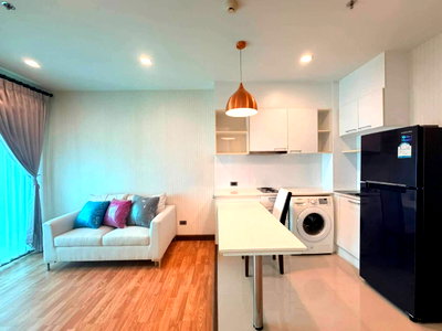 คอนโดให้เช่า : ให้เช่า คอนโด The Rise Residence  1ห้องนอน ห้องใหม่ ไม่เคยเข้าอยู่ ขนาด 35.2 ตร.ม. ชั้น 26 ทิศใต้  เช่า 13,000 บาท/เดือน โทร 082-4426354 ไนซ์
