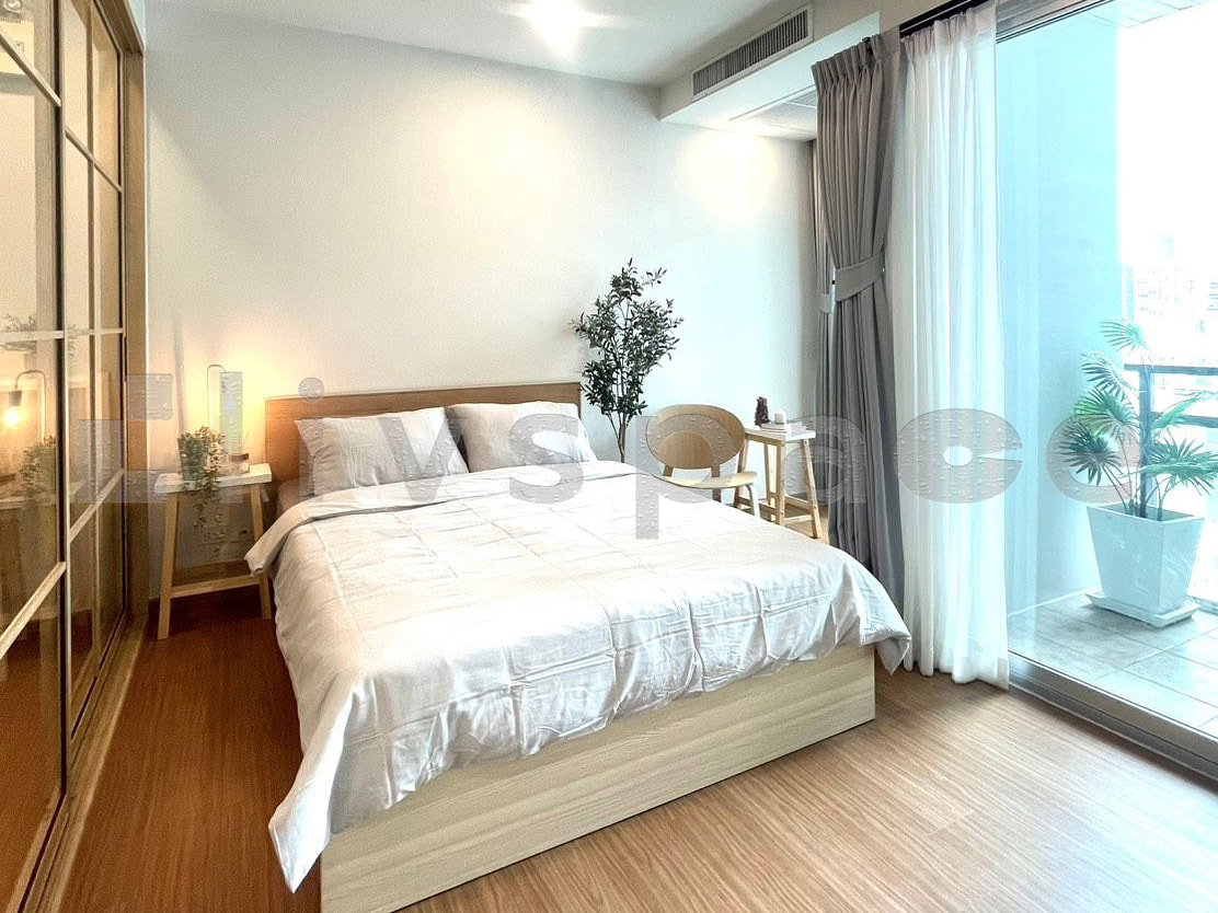 รูป ▚ L00CECツ ให้เช่า Nusasiri Grand Studio 42ตร.ม. กั้นโซนห้องนอน รีโนเวทใหม่ วิวรถไฟฟ้า ติด BTS เอกมัย✨ - รูปที่ 6/10