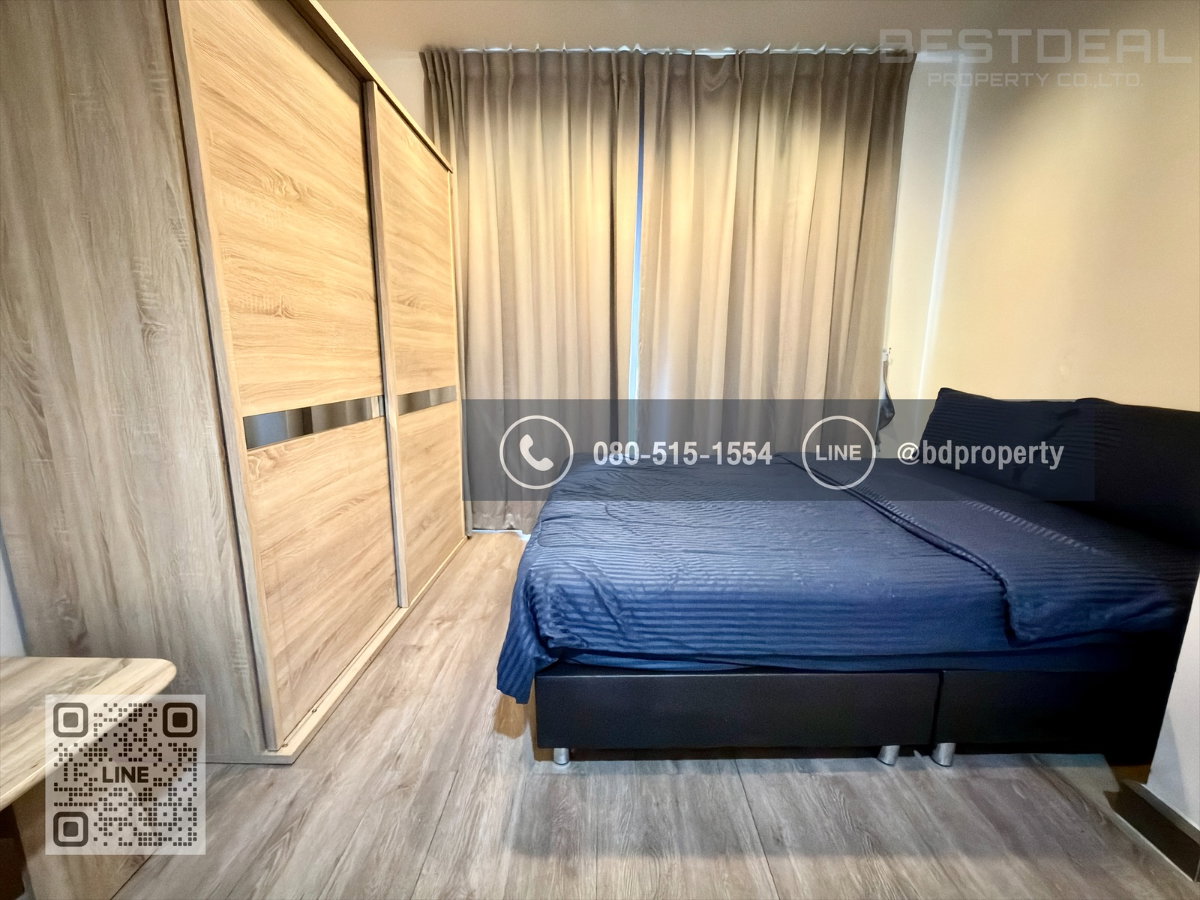 รูป Bestdeal ให้เช่า Studio 22ตรม.ราคา 13,000/เดือนเท่านั้น เฟอร์นิเจอร์และเครื่องใช้ไฟฟ้าครบ “IDEO MOBI RAMA 9” ใกล้MRT และ เซ็นทรัลพระราม 9 เพียง 80 ม. - รูปที่ 3/13