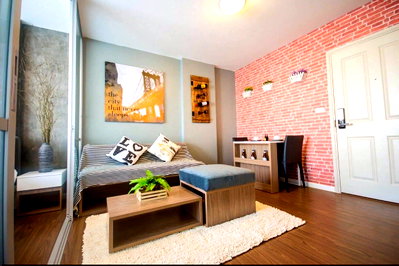 Condos for rent 700 Year Sports Arena Chiang Mai : D condo Nim, Brand new, fully furnished unit located right next to Central Festival. (Call/Line: 088-5986998).