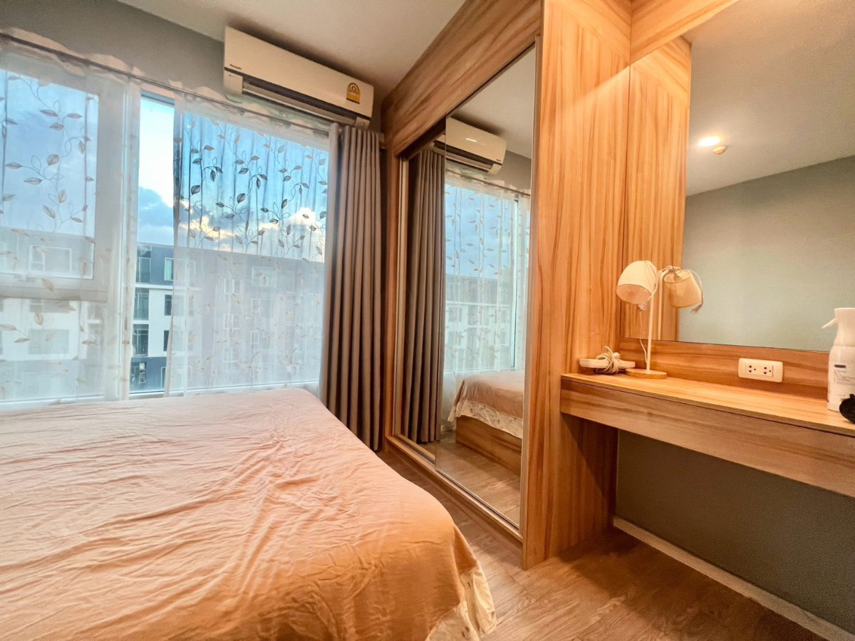 รูป ✅7,500.-/เดือน วิวสระ🏙️Happy condo Donmueang the terminal 📲ติดต่อโทร/ไลน์ 099-289-1569 - รูปที่ 2/12