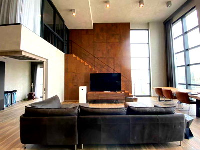 Condos for rent : LTH8270-R269 - Luxury Condo FOR RENT The Lofts Asoke | 145 sq.m. | 3 Beds 2 Baths | BTS Asoke & MRT Phetchaburi | 165K
