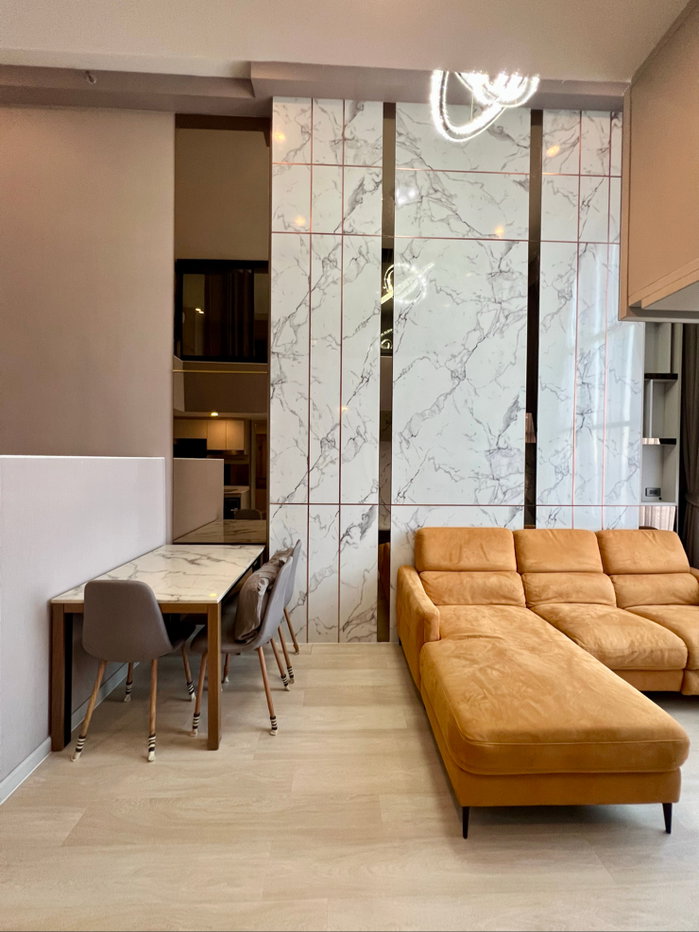 รูป 🏙 [For Rent] **ห้องว่างพร้อมชม** ปล่อยเช่าคอนโด Duplex ไนท์บริดจ์ ไพร์ม สาทร  (Knights Bridge Prime Sathorn)  ใกล้รถไฟฟ้า BTS ช่องนนทรี  แต่งครบ - รูปที่ 2/26