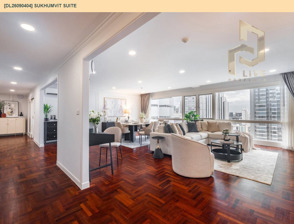 รูป DL26090404 ให้เช่าคอนโด สุขุมวิท สวีท (Sukhumvit Suite) ใกล้ BTS นานา พร้อมเข้าอยู่ โทรด่วน 0614453194 LineID @952jdxxk - รูปที่ 4/13