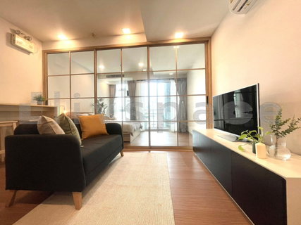 รูปภาพ ▚ L00CECツ FOR RENT Nusasiri Grand Studio 42sqm Partitioned Bedroom Newly Renovated Train View Direct BTS Ekkamai✨