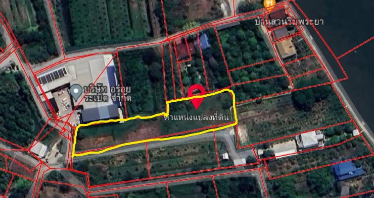 รูป ขายที่ดิน 2 ไร่ 1 งาน ใกล้แม่น้ำเจ้าพระยาและวัดบางบัวทอง ท่าอิฐ - รูปที่ 2/2
