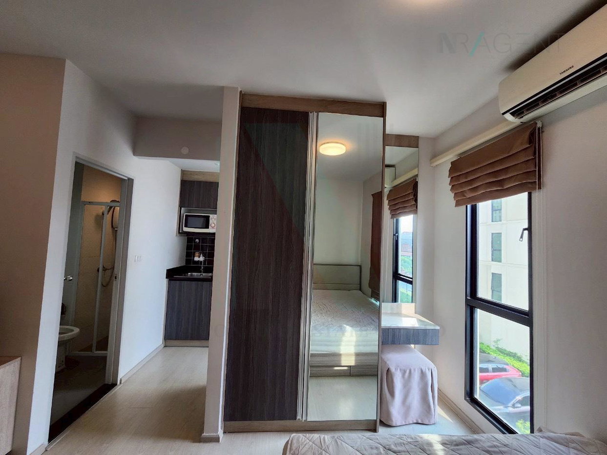 รูป ให้เช่าคอนโด ยูนิโอ สุขุมวิท 72 อาคาร  ชั้น  สตูดิโอ ขนาด 22 ตรม ใกล้ BTS แบริ่ง - รูปที่ 5/8