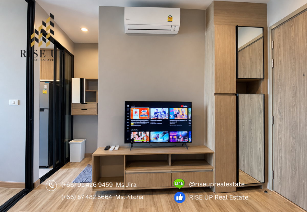รูป คอนโดปล่อยเช่า 📣 นิช โมโน สุขุมวิท – แบริ่ง, 1 ห้องนอน, 1 ห้องน้ำ, ขนาด 28 ตรม. 🔥 12,000 บาท/เดือน🔥 - รูปที่ 3/12