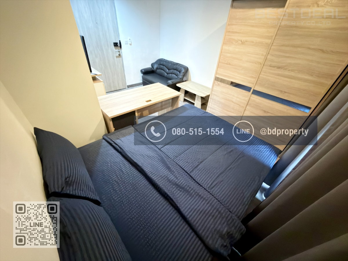 รูป Bestdeal ให้เช่า Studio 22ตรม.ราคา 13,000/เดือนเท่านั้น เฟอร์นิเจอร์และเครื่องใช้ไฟฟ้าครบ “IDEO MOBI RAMA 9” ใกล้MRT และ เซ็นทรัลพระราม 9 เพียง 80 ม. - รูปที่ 5/13