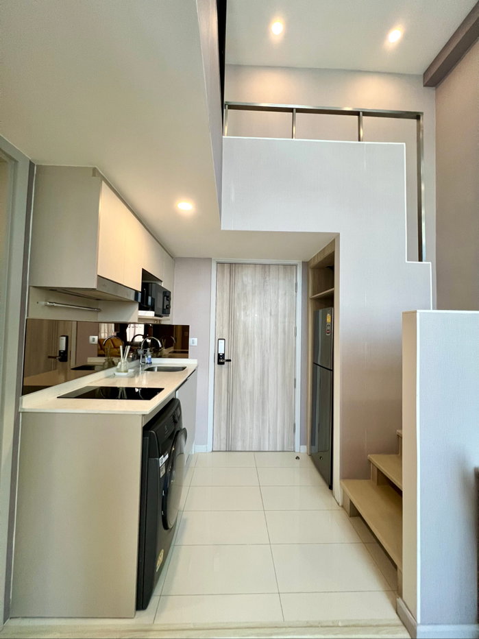 รูป 🏙 [For Rent] **ห้องว่างพร้อมชม** ปล่อยเช่าคอนโด Duplex ไนท์บริดจ์ ไพร์ม สาทร  (Knights Bridge Prime Sathorn)  ใกล้รถไฟฟ้า BTS ช่องนนทรี  แต่งครบ - รูปที่ 4/26