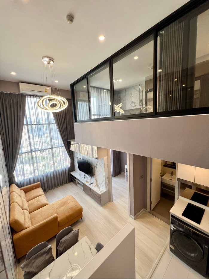 รูป 🏙 [For Rent] **ห้องว่างพร้อมชม** ปล่อยเช่าคอนโด Duplex ไนท์บริดจ์ ไพร์ม สาทร  (Knights Bridge Prime Sathorn)  ใกล้รถไฟฟ้า BTS ช่องนนทรี  แต่งครบ - รูปที่ 7/26