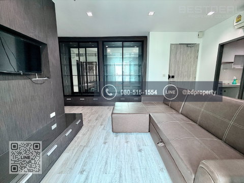 Bestdeal ให้เช่า  ขนาด 2 ห้องนอน ราคา 20,000 บาท/เดือนเท่านั้น   Fully Furnished“IDEO MOBI RAMA 9”ใกล้MRTและเซ็นทรัลพระราม 9 เพียง 80 ม.