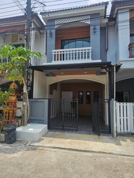 ทาวน์เฮ้าส์2ชั้น รีโนเวทใหม่ พร้อมอยู่ เฟอร์นิเจอร์ครบ หมู่บ้าน ณ.ราธร สุวินทวงศ์ 23 ลำผักชี หนองจอก ใกล้มีนบุรี