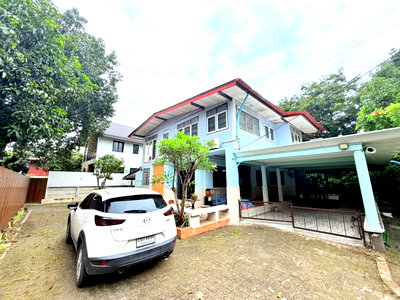 Houses for rent The Paseo Park Kanchanaphisek : Single house for rent, shady atmosphere Taling Chan – Ratchaphruek zone Near Soi Chimphli 15, close to the BTS and expressway (H6955) 