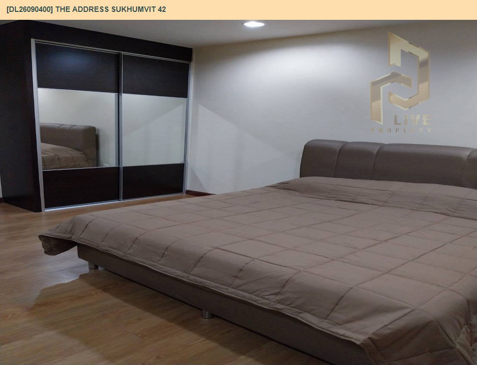 รูป DL26090400 ให้เช่าคอนโด ดิ แอดเดรส สุขุมวิท 42 (The Address Sukhumvit 42) ใกล้ BTS เอกมัย พร้อมเข้าอยู่ โทรด่วน 0638692663 LineID @952jdxxk - รูปที่ 10/13