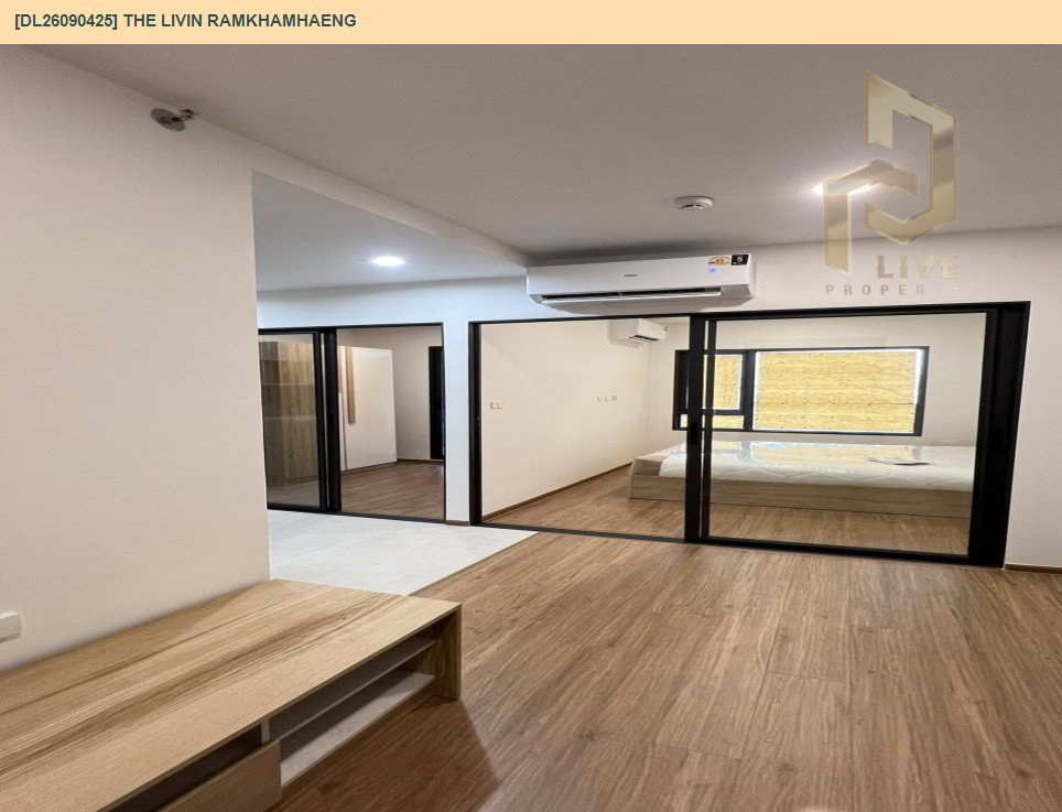 รูป DL26090425 ให้เช่าคอนโด เดอะ ลิฟวิ่น รามคำแหง (The Livin Ramkhamhaeng) ใกล้ - พร้อมเข้าอยู่ โทรด่วน 0653619502 LineID @952jdxxk - รูปที่ 7/9