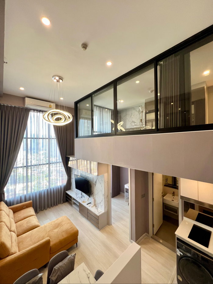 รูป 🏙 [For Rent] **ห้องว่างพร้อมชม** ปล่อยเช่าคอนโด Duplex ไนท์บริดจ์ ไพร์ม สาทร  (Knights Bridge Prime Sathorn)  ใกล้รถไฟฟ้า BTS ช่องนนทรี  แต่งครบ - รูปที่ 5/26