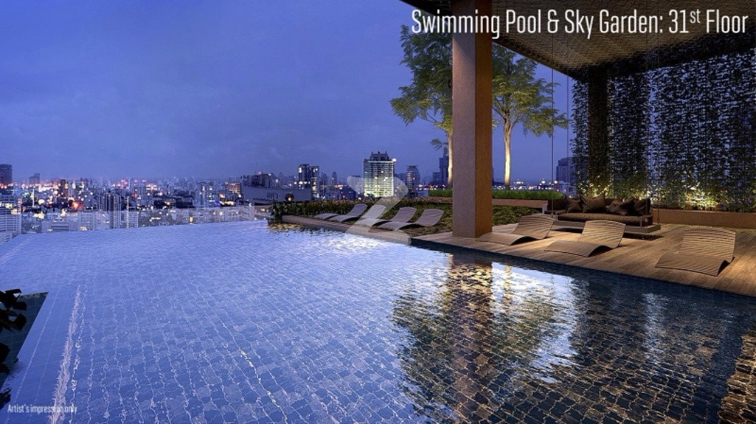 รูป Luxury Condo FOR RENT The Lofts Asoke | 36 sq.m. | 1 Beds 1 Bath | BTS Asoke & MRT Phetchaburi | SP.31 - รูปที่ 10/12