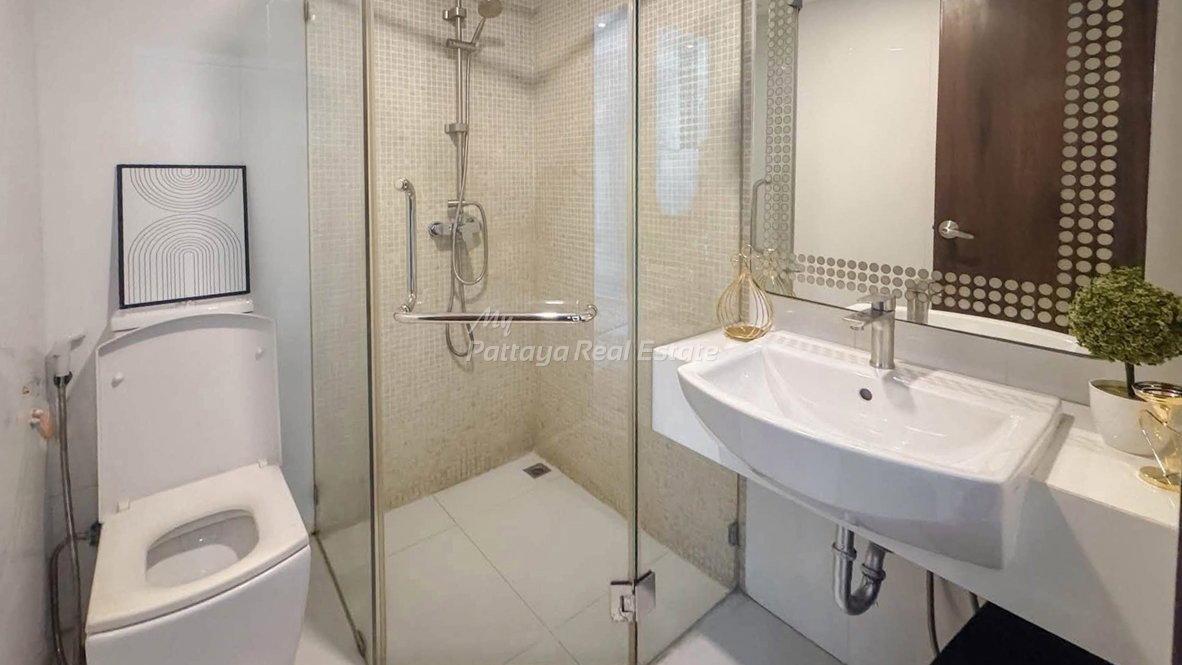 รูป 🛏️ Studio - 🛁 1 ห้องน้ำ - 🏙️ Sea View - 🇹🇭 ชื่อไทย - 🏢 Serenity Wong Amat Pattaya - รหัส: SEREN22 - รูปที่ 9/9