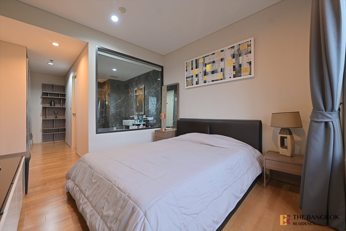 picture ððRental Condo ð Villa Asoke, Duplex 80 sq.m. 43K ð Beautiful South-Facing Unit, High Ceiling, Pool View Near MRT Phetchaburi - 7/9