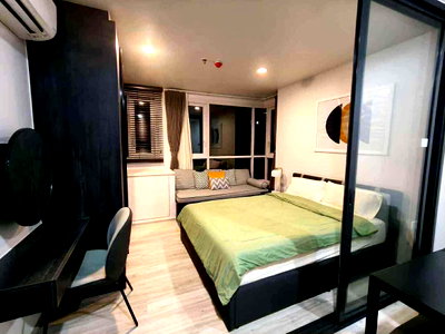 Condos for rent : P-56746 For Rent! XT Huaykwang Condo Only 210m to MRT Huai Khwang, 9th Fl. Garden View 30 sq.m. Line@easythaihome 085-592-2897
