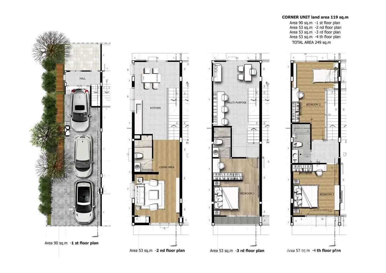 รูป ทาวน์เฮ้าส์ให้เช่า 3 ห้องนอน ใน บางจาก, กรุงเทพมหานคร 6781181 - รูปที่ 3/17