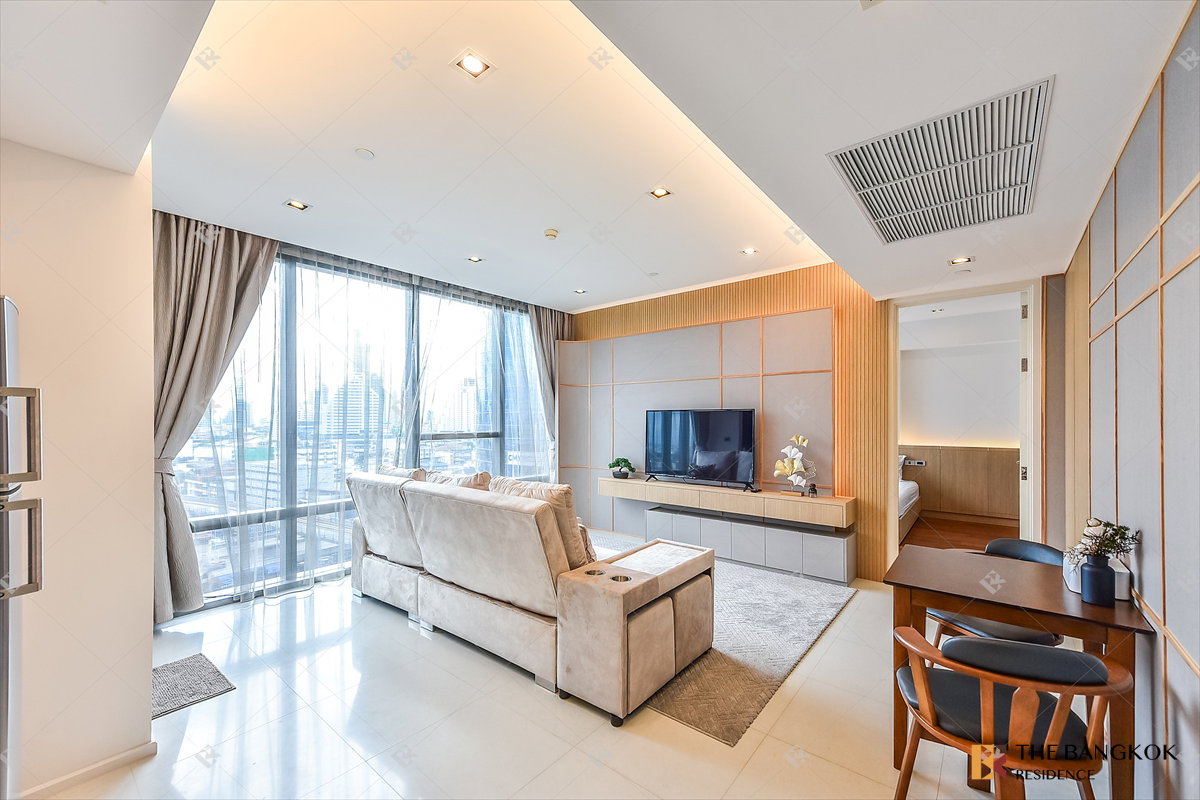 รูป 💖💖 เช่าคอนโด 💎 The Bangkok Sathorn 1นอน 67ตร.ม. 50k 🔥 รีโนเวทใหม่ ใกล้ BTS สุรศักดิ์ - รูปที่ 2/11