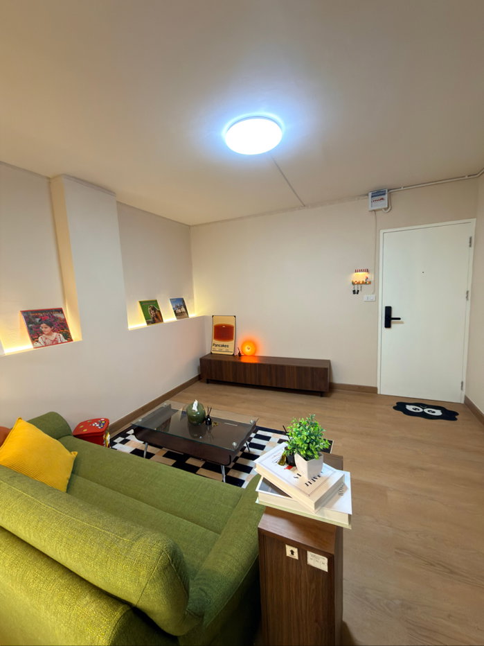 รูป ห้องสวยสไตล์ Mid century หิ้วกระเป๋าใบเดียวพร้อมอยู่ - รูปที่ 13/19