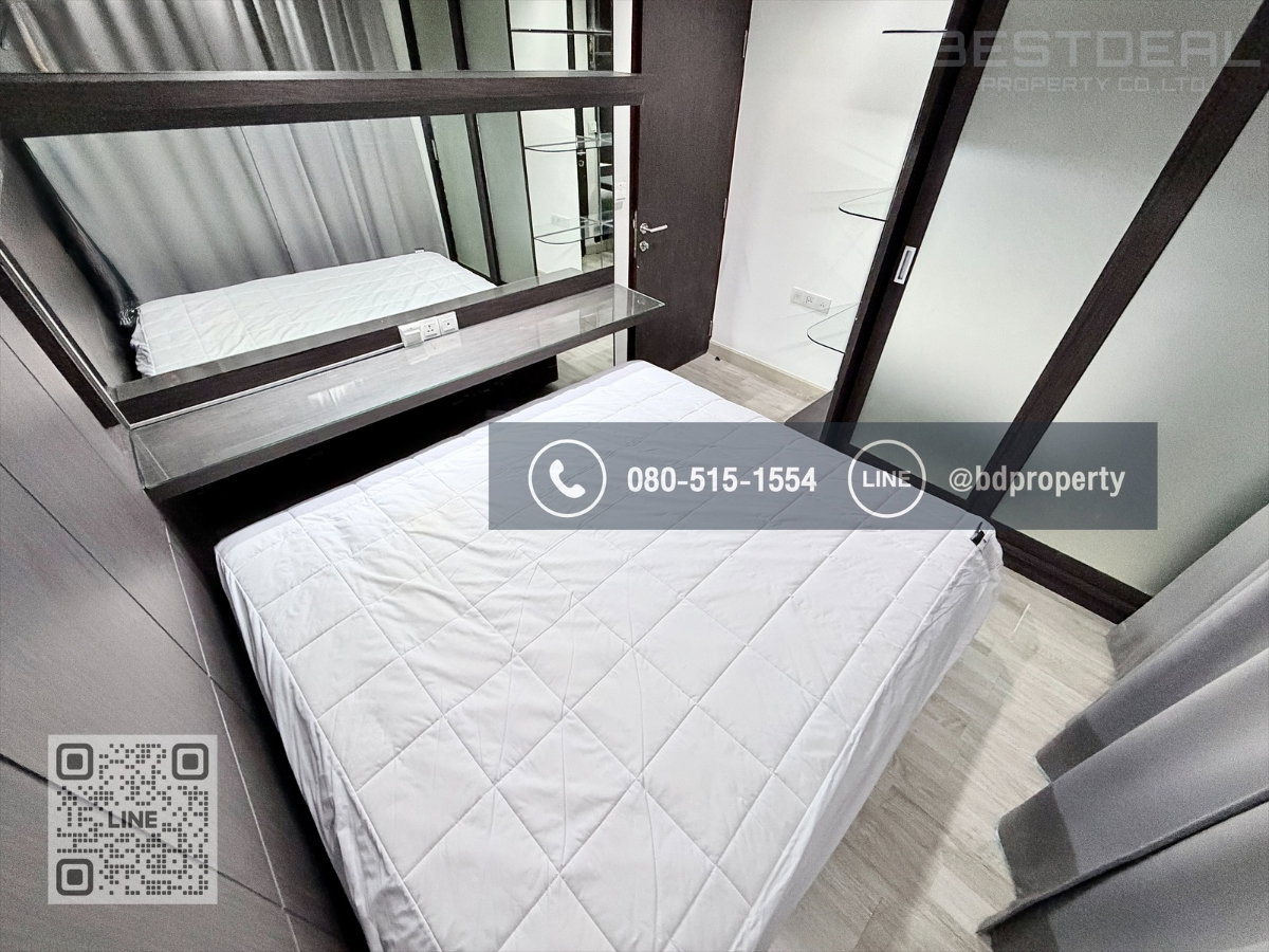 รูป Bestdeal ให้เช่า  ขนาด 2 ห้องนอน ราคา 20,000 บาท/เดือนเท่านั้น   Fully Furnished“IDEO MOBI RAMA 9”ใกล้MRTและเซ็นทรัลพระราม 9 เพียง 80 ม. - รูปที่ 7/16