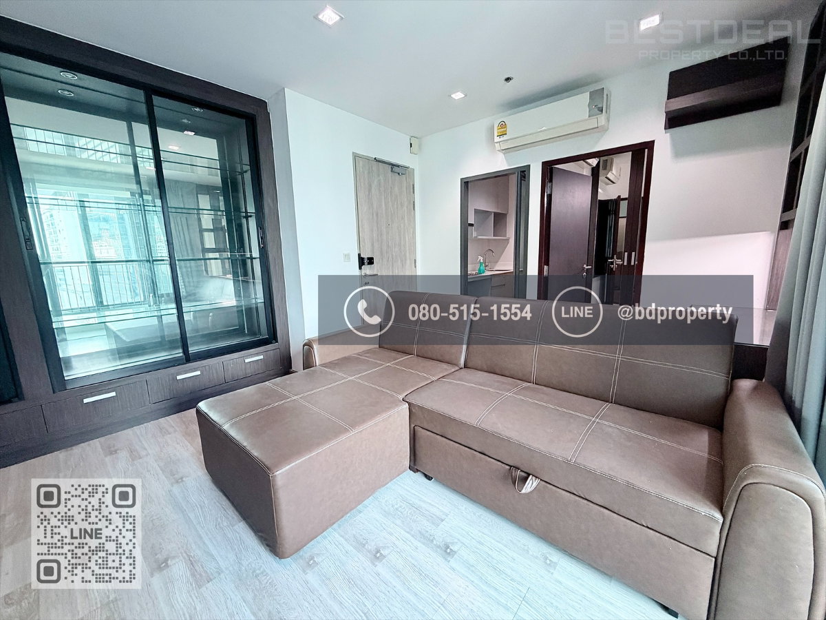 รูป Bestdeal ให้เช่า  ขนาด 2 ห้องนอน ราคา 20,000 บาท/เดือนเท่านั้น   Fully Furnished“IDEO MOBI RAMA 9”ใกล้MRTและเซ็นทรัลพระราม 9 เพียง 80 ม. - รูปที่ 10/16