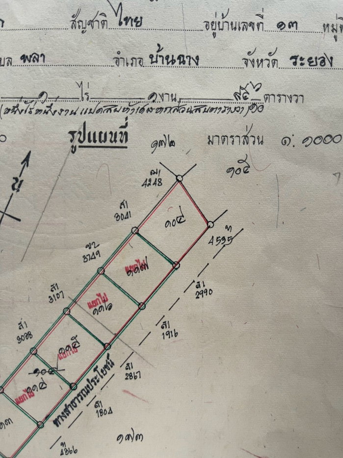 รูป [ขายเหมารวมเจ้าของขายเอง] ที่ดินแปลงใหญ่ มีน้ำ-ไฟพร้อม ทำเลพลา-บ้านฉาง ระยองเนื้อที่รวม 2 งาน 63.7 ตารางวา (3 แปลงติดกันเป็นผืนเดียว) - รูปที่ 3/3